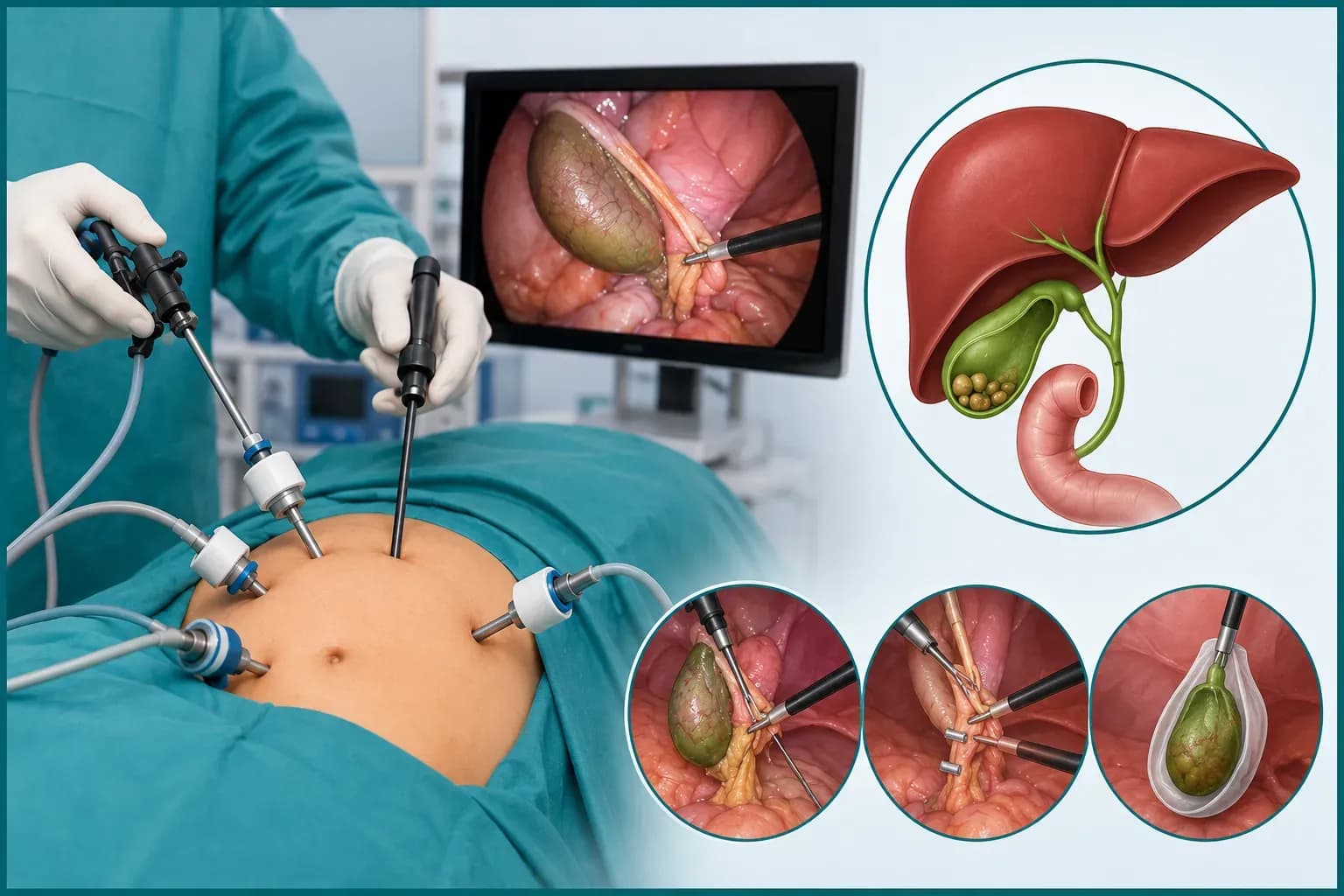 ল্যাপারোস্কোপিক গলব্লাডার অপারেশন (Laparoscopic Cholecystectomy): কী, কেন করা হয়, ঝুঁকি, প্রস্তুতি ও কী জানা উচিত