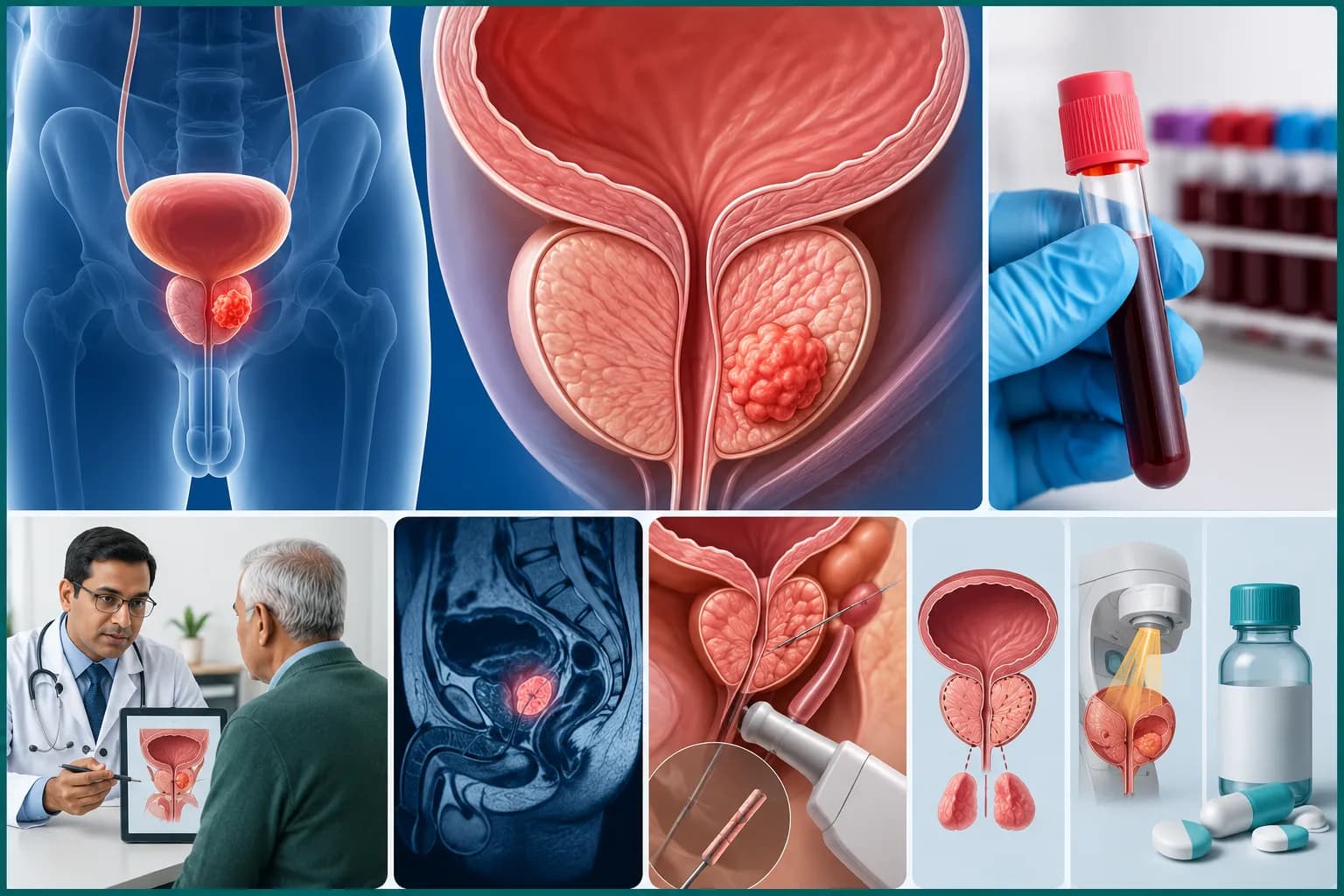 প্রোস্টেট ক্যানসার (Prostate Cancer): লক্ষণ, PSA পরীক্ষা, রোগ নির্ণয়, চিকিৎসা ও প্রতিরোধ
