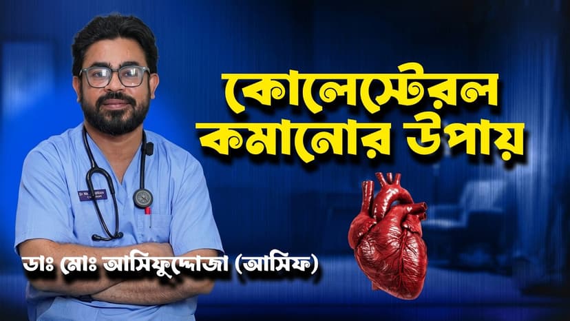কোলেস্টেরল কমানোর উপায়: LDL, HDL, Triglyceride ও হার্ট অ্যাটাকের ঝুঁকি