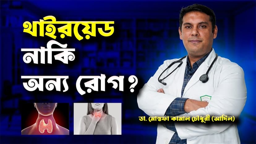 থাইরয়েডের লক্ষণ কী? হাইপোথাইরয়েডিজম, হাইপারথাইরয়েডিজম, TSH Test ও চিকিৎসা