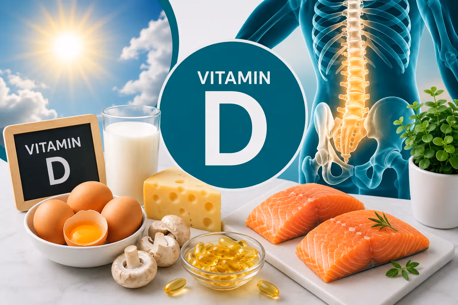 ভিটামিন ডি-এর ঘাটতি (Vitamin D Deficiency): কারণ, লক্ষণ, পরীক্ষা, চিকিৎসা ও প্রতিরোধ