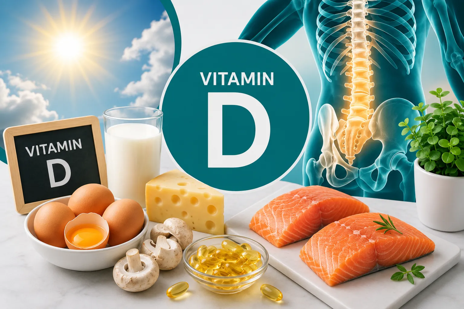 ভিটামিন ডি-এর ঘাটতি (Vitamin D Deficiency): কারণ, লক্ষণ, পরীক্ষা, চিকিৎসা ও প্রতিরোধ