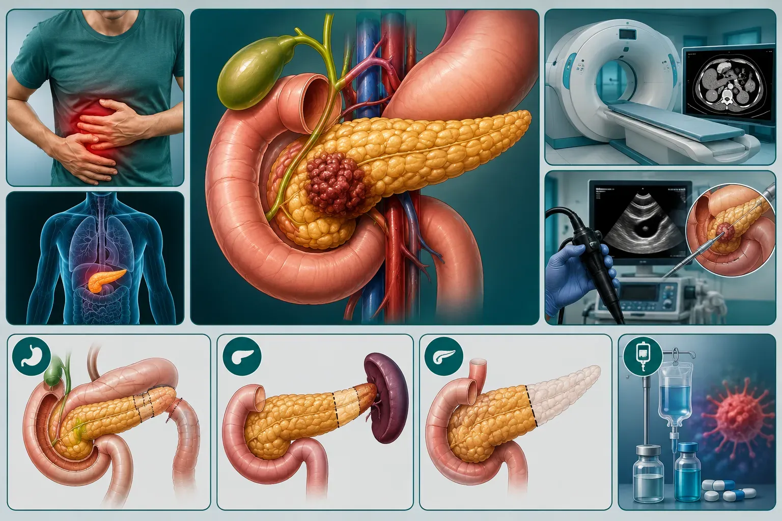 অগ্ন্যাশয়ের ক্যান্সার (Pancreatic Cancer): কারণ, লক্ষণ, পরীক্ষা, অপারেশন, চিকিৎসা ও বেঁচে থাকার সম্ভাবনা