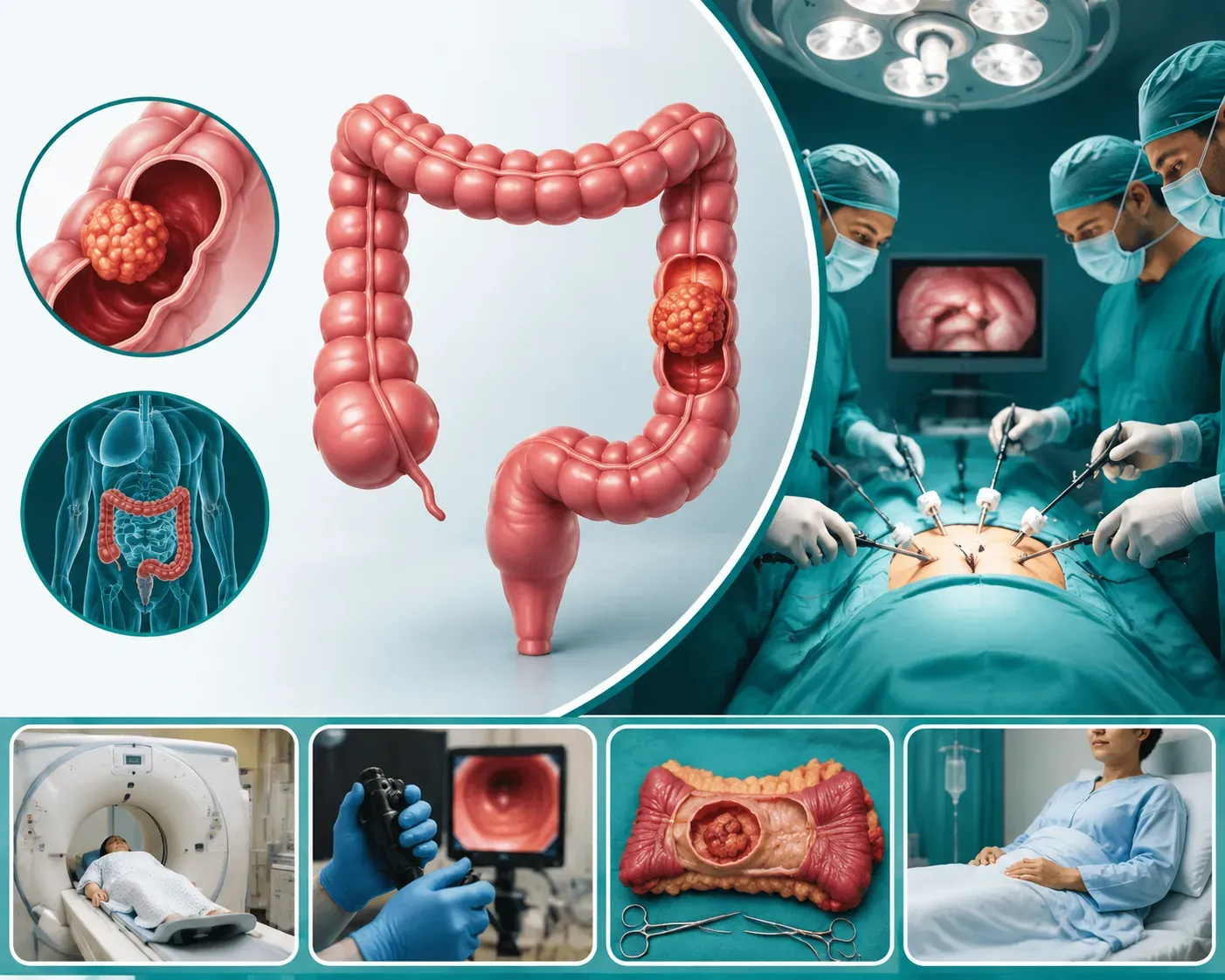 colon-surgery-medical-infographic