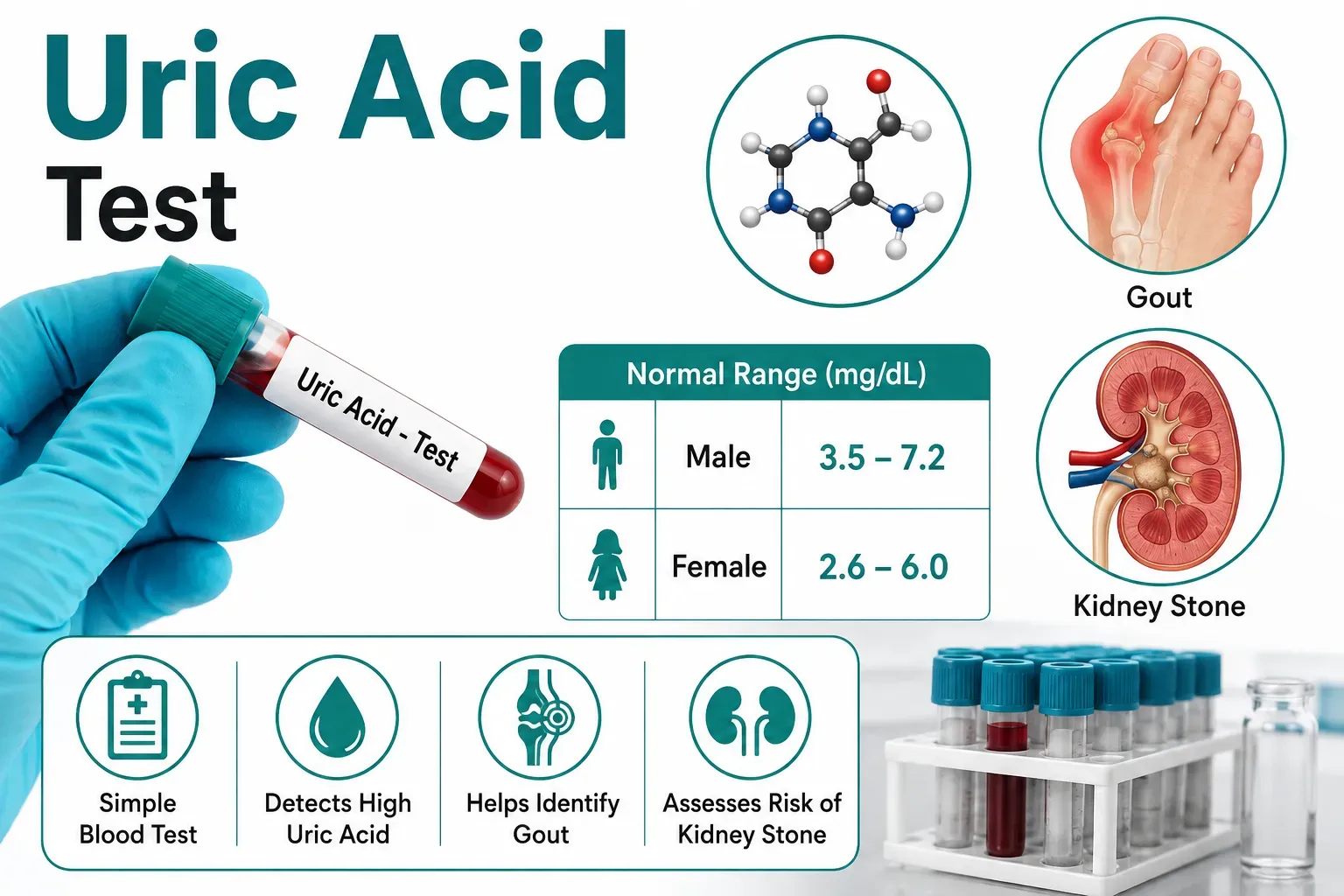 uric-acid-test-health-infographic