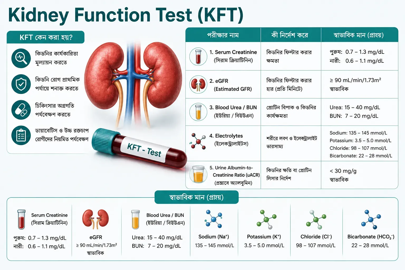 kidney-function-test-kft-infographic