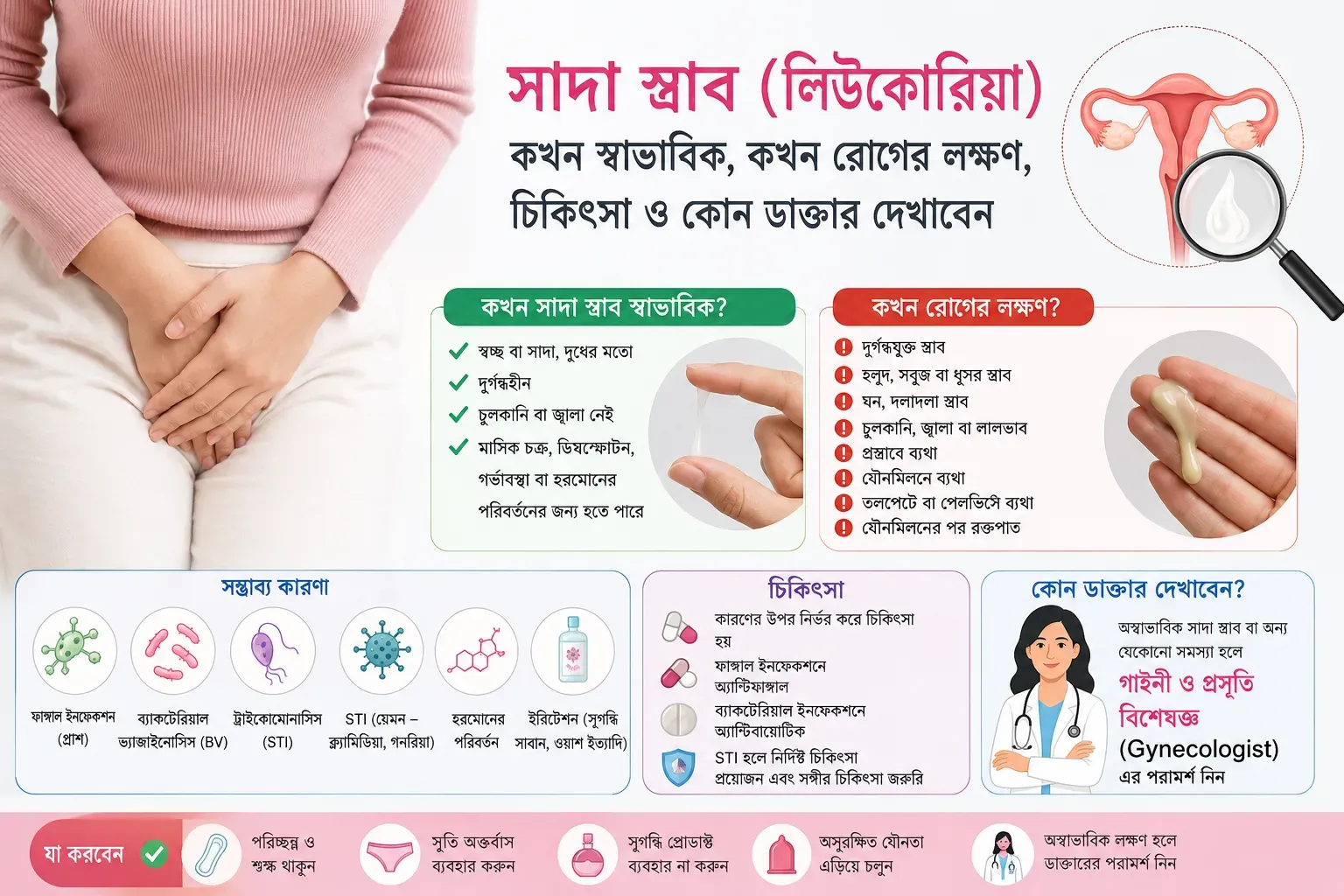 bengali-vaginal-discharge-health-infographic